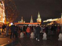 москва - красная площадь в новогодние дни