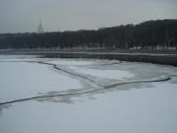 москва-река в марте