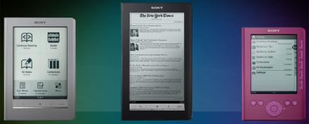 Новые электронные книги Sony Новые электронные книги Sony